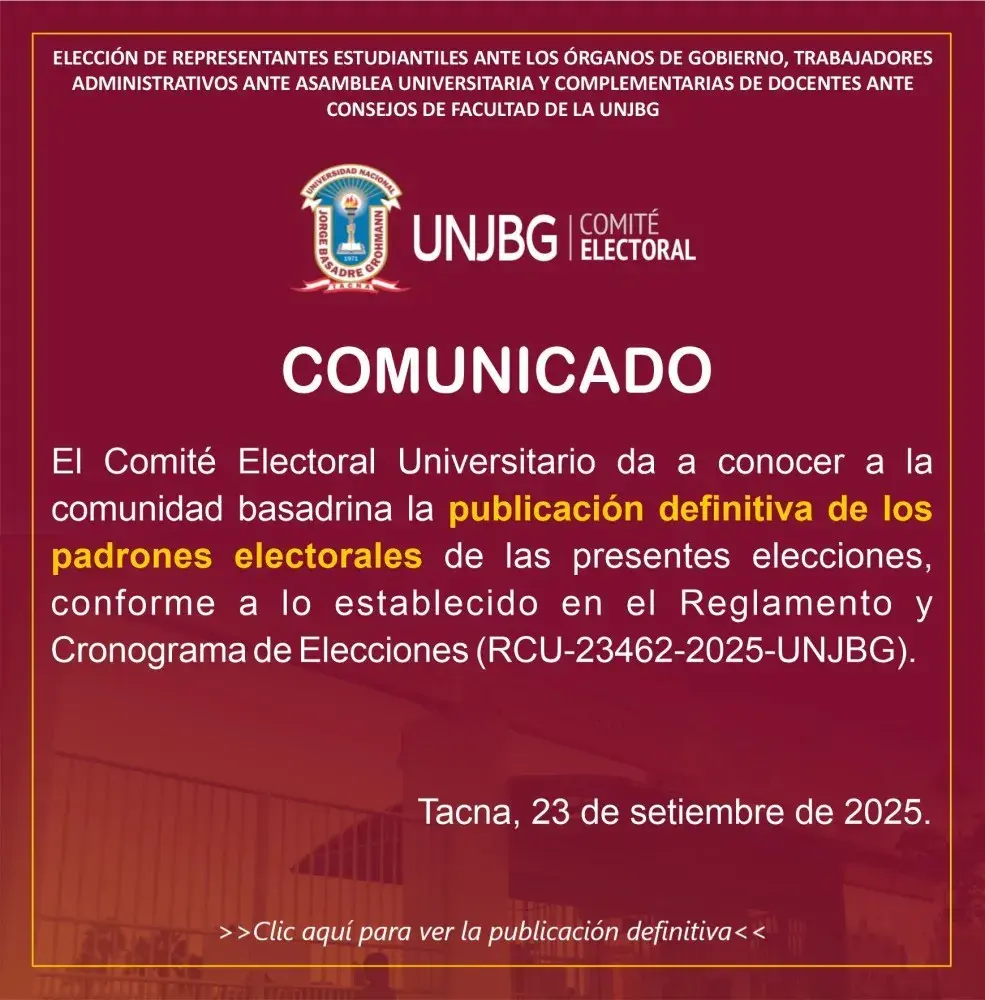 COMUNICADO -  publicacion definitiva